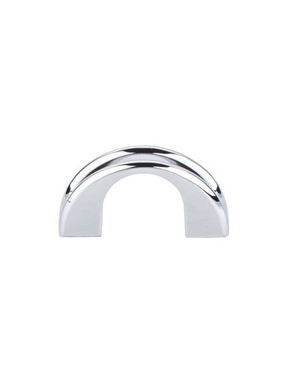 Tango 2 inch U Finger Pull in Polished Chrome.